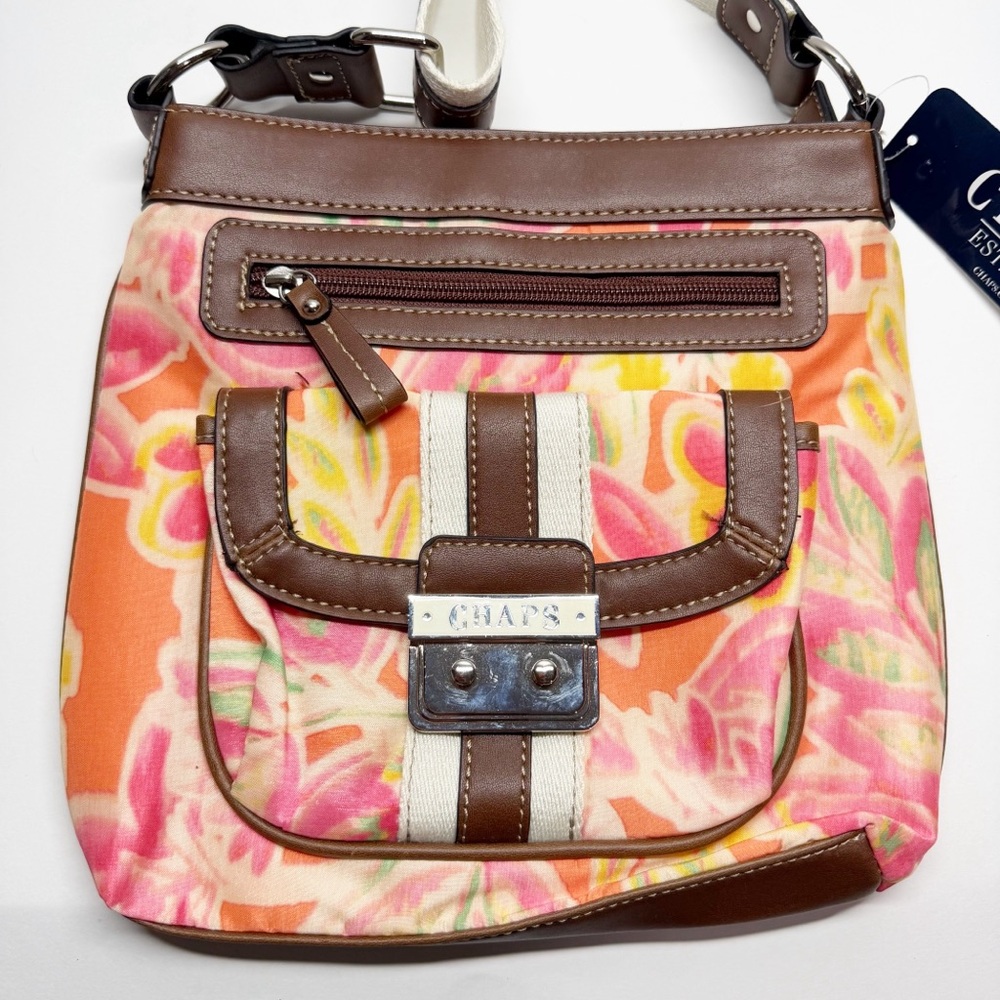 NEW Chaps Marcie Monterey Floral Crossbody Purse - Picture 3 of 12